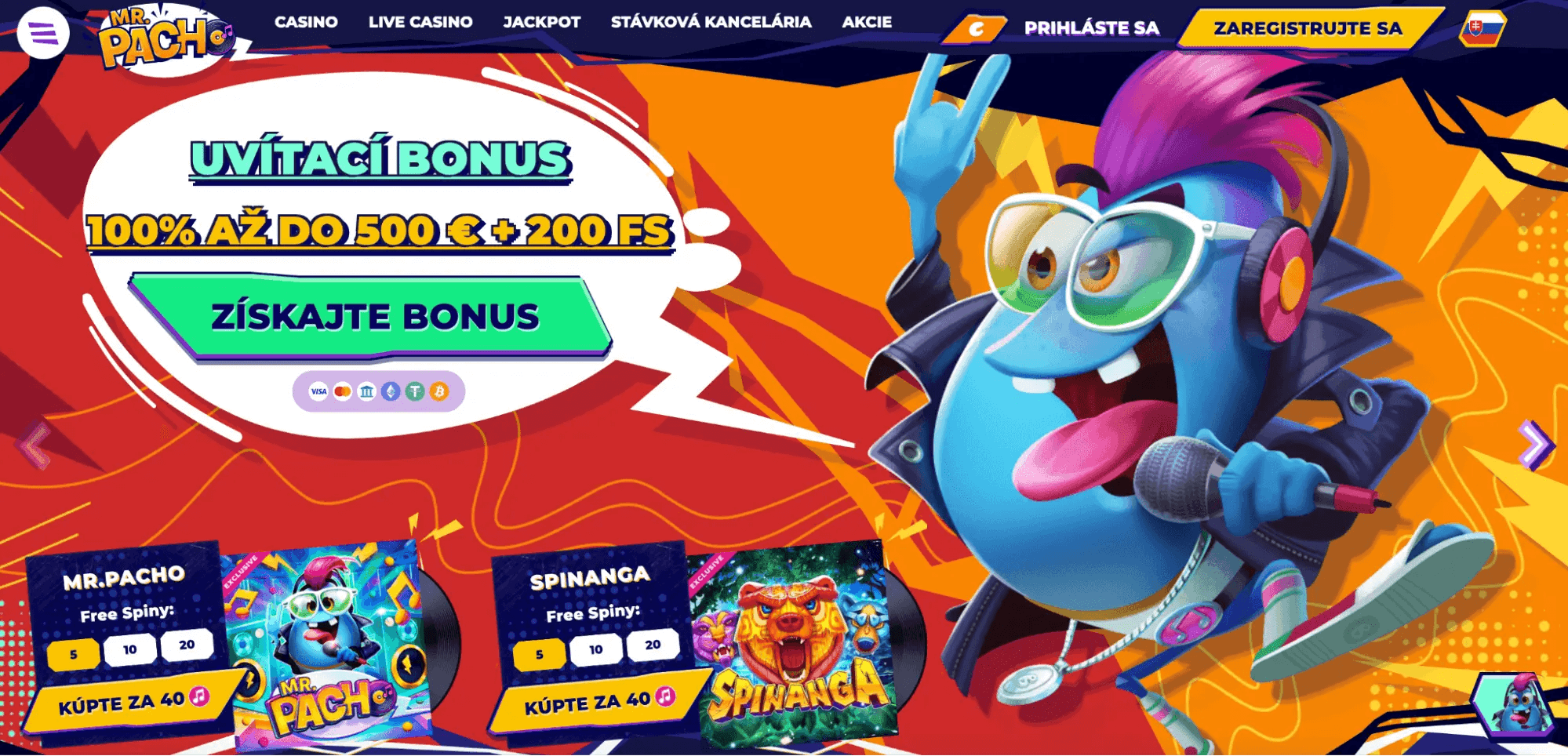 Mr-Pacho-bonusy a promócie na Black Friday 100 až do 500 € + 200 FS