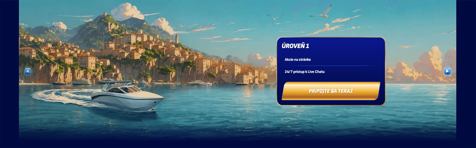 VIP program v kasine Wonaco