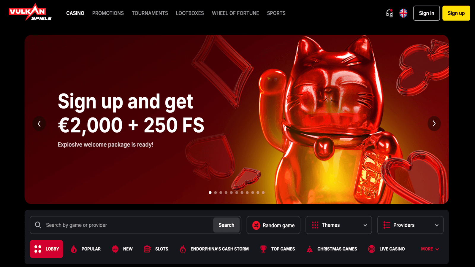 VulkanSpiele Homepage