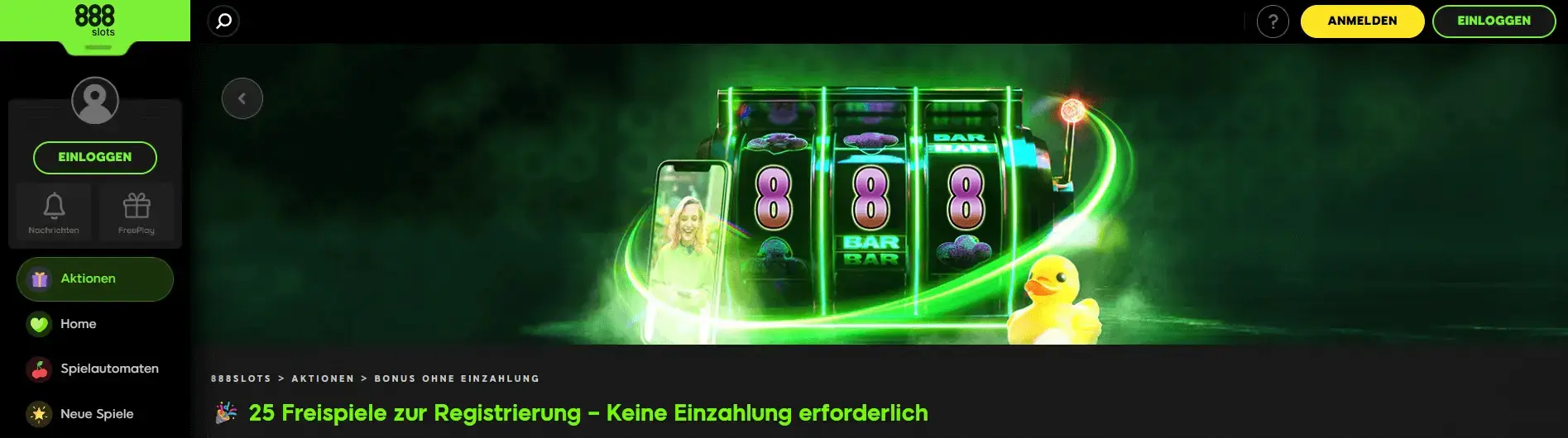 Online kasíno uvítací bonus 25 roztočení zadarmo