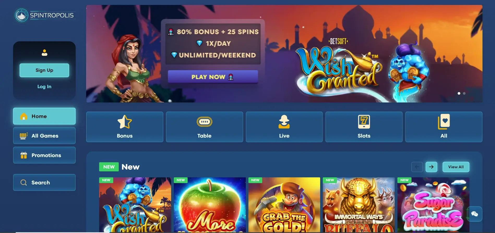 Spintropolis casino recenzia