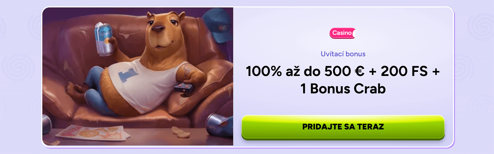 Uvitaci bonus v kasine Spinbara