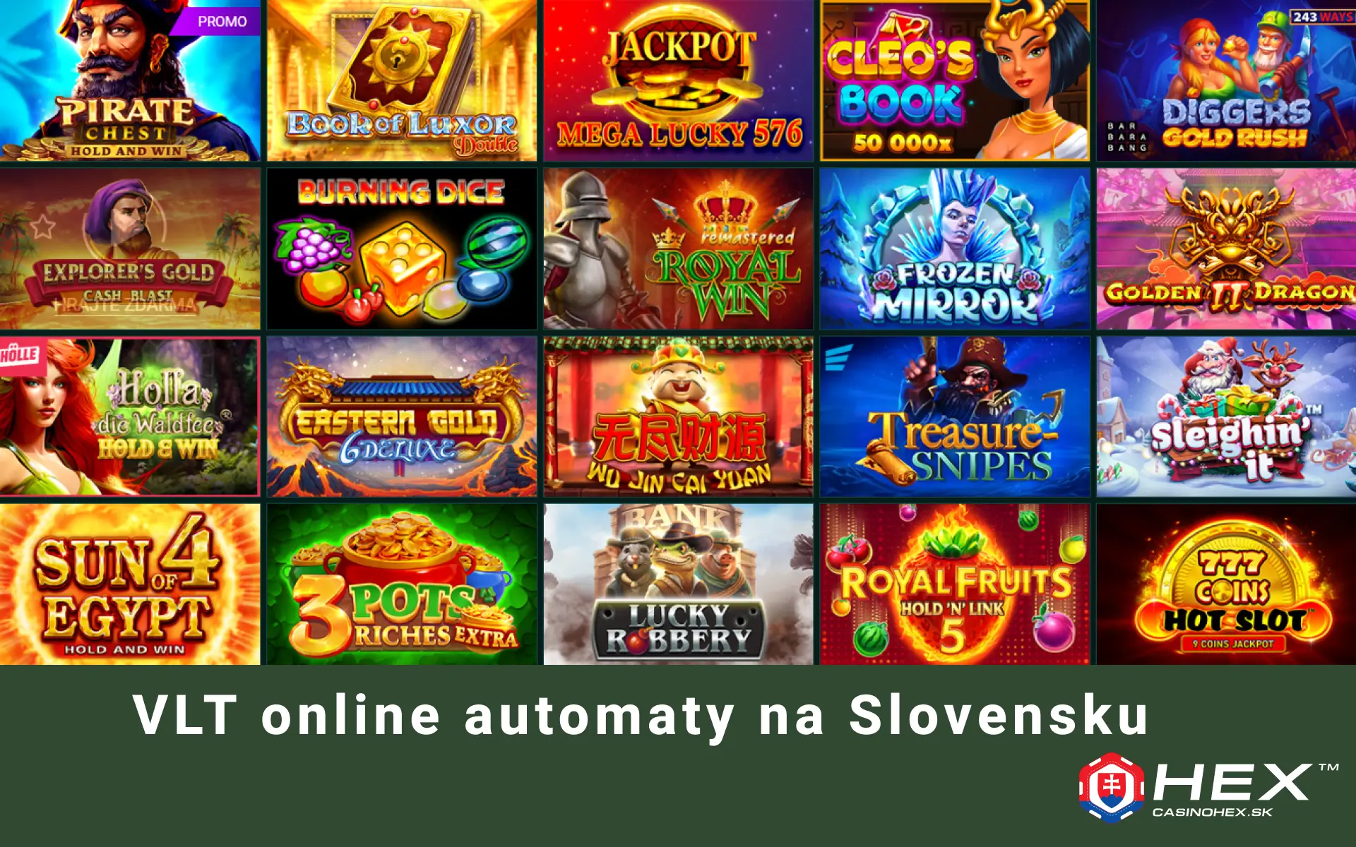 VLT online automaty na Slovensku