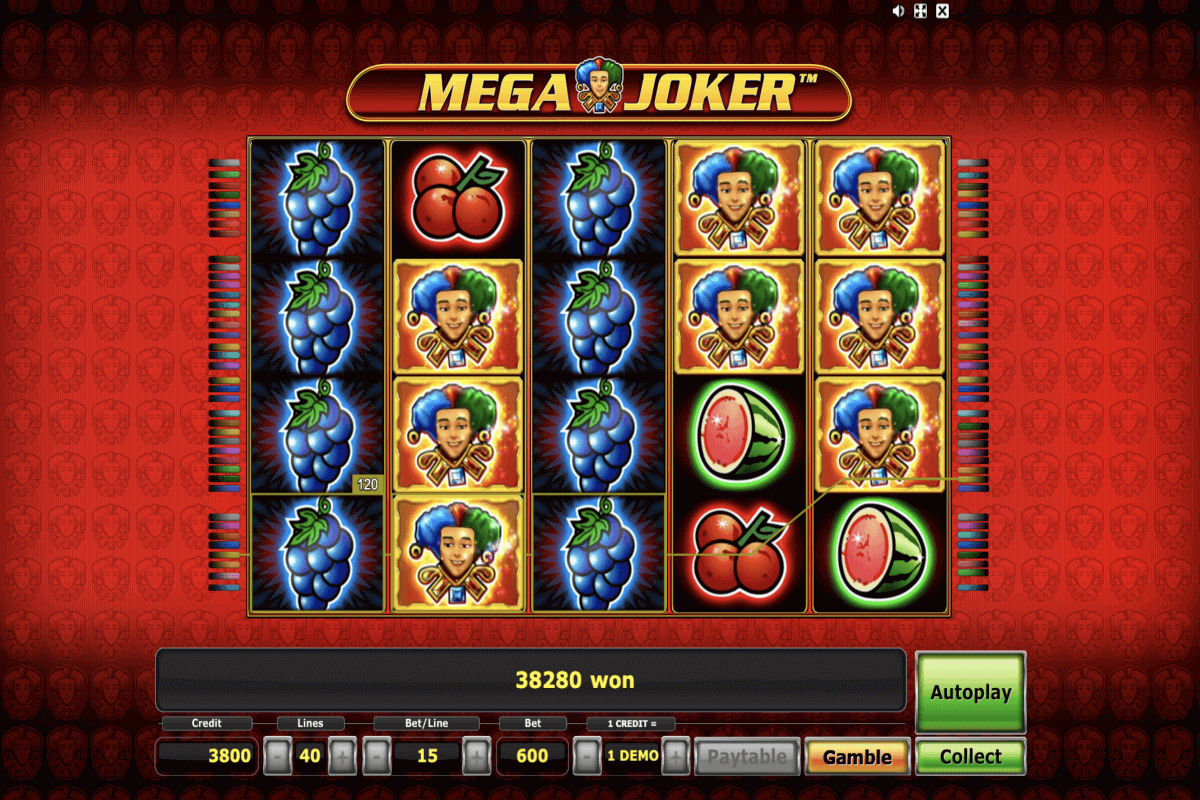 mega joker novomatic 