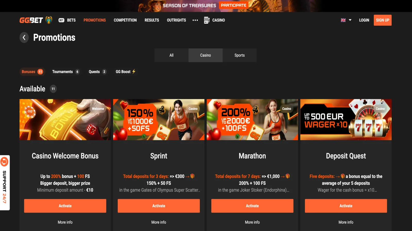GGBet Promotions