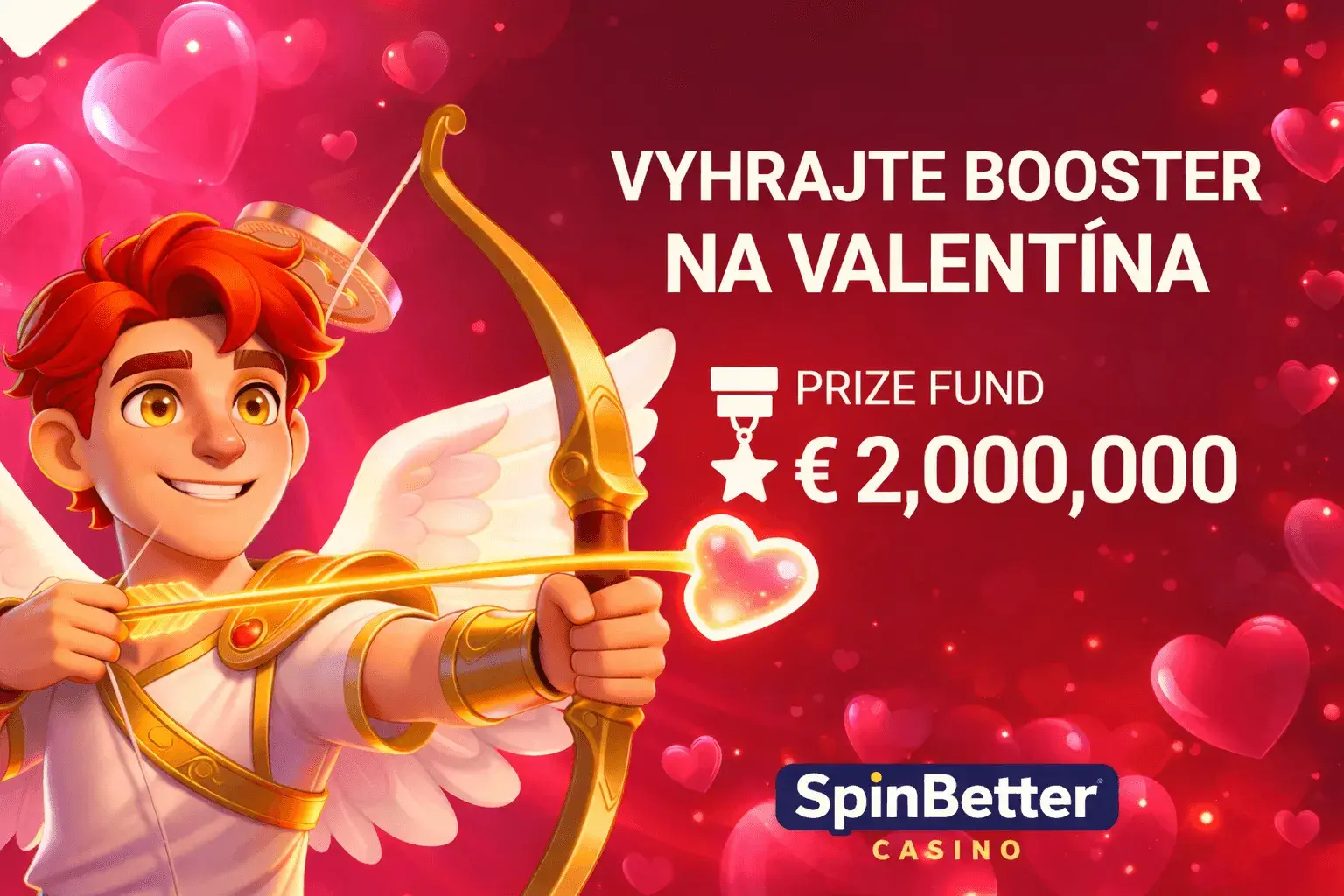 spinbetter valentinsky bonus s cupidom