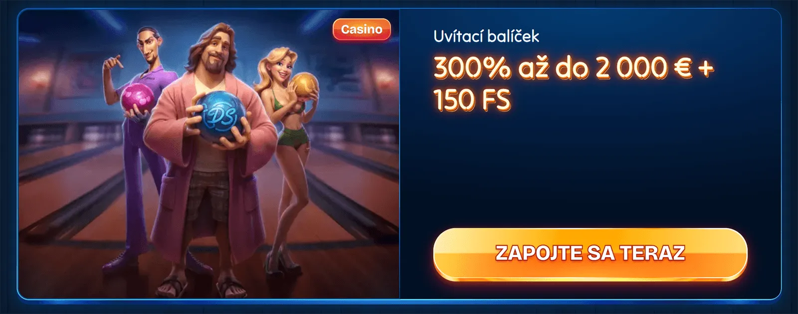 Uvitacia ponuka kasina DudeSpin na Slovensku